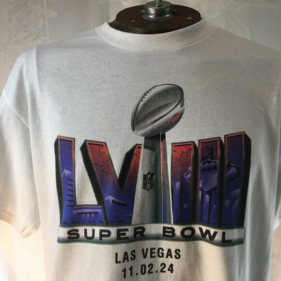 Gildan Bud Light Super Bowl 58 LVIII T-Shirt Men's Sz L T-Shirt Cheifs 49ers - Picture 6 of 13